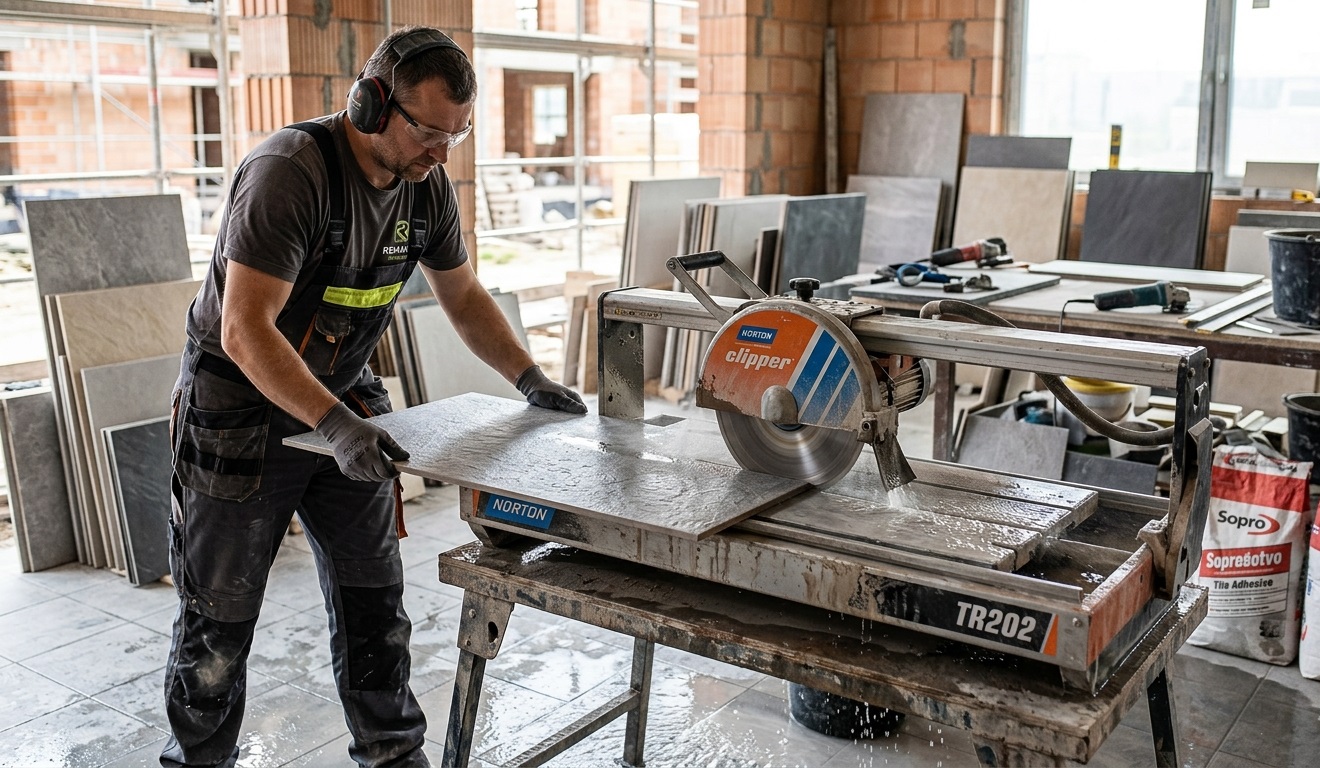 Koszty obróbki gresu: Jaka jest cena za cięcie i szlifowanie płytek?